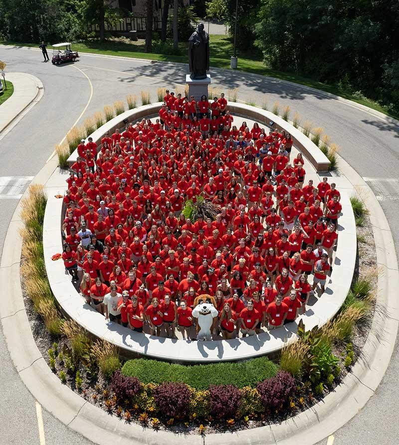 Orientation at Aquinas College, Grand Rapids, Michigan